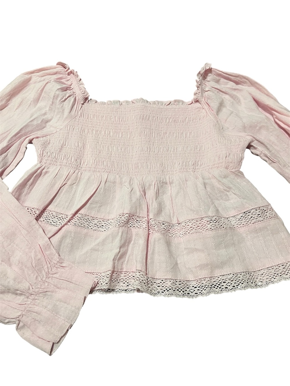 Celebrity Pink Women’s Smocked Ruffle Blouse